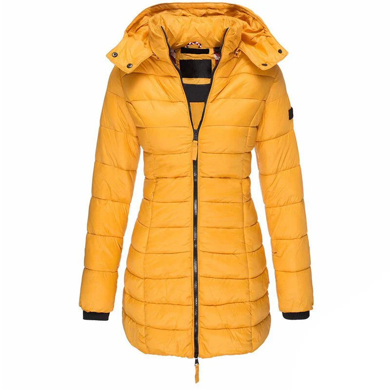 Elisha | Down jacket with hood and zipper