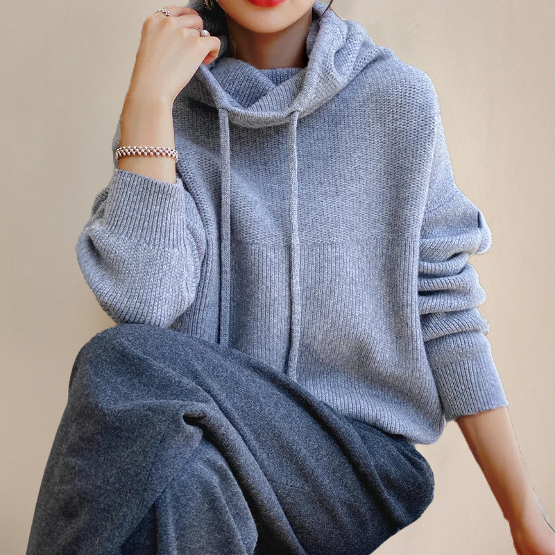 Bexley – warm knit hoodie