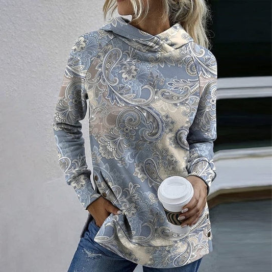 Lena - elegant sweater with print
