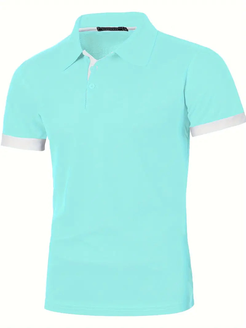 William – casual color block shirt for men