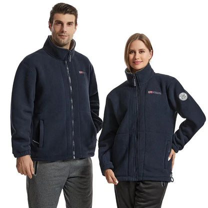 Windproof & comfortable men's fleece jacket