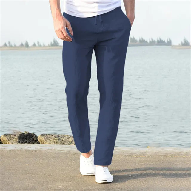 Ben – summer trousers made of linen