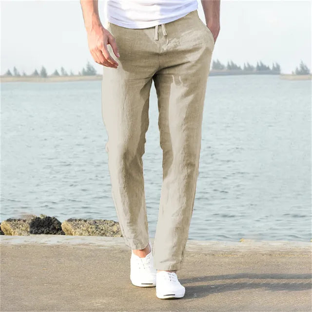 Ben – summer trousers made of linen