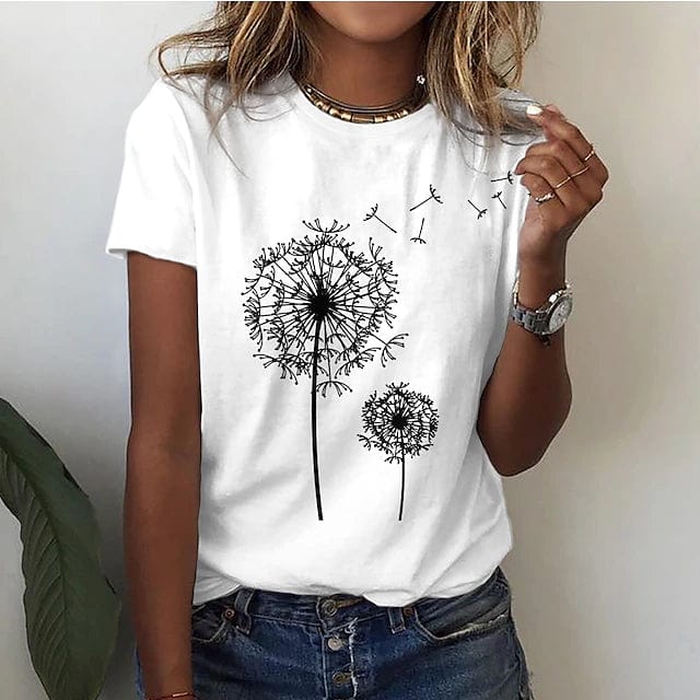 Inès Lavigne - elegant dandelion shirt