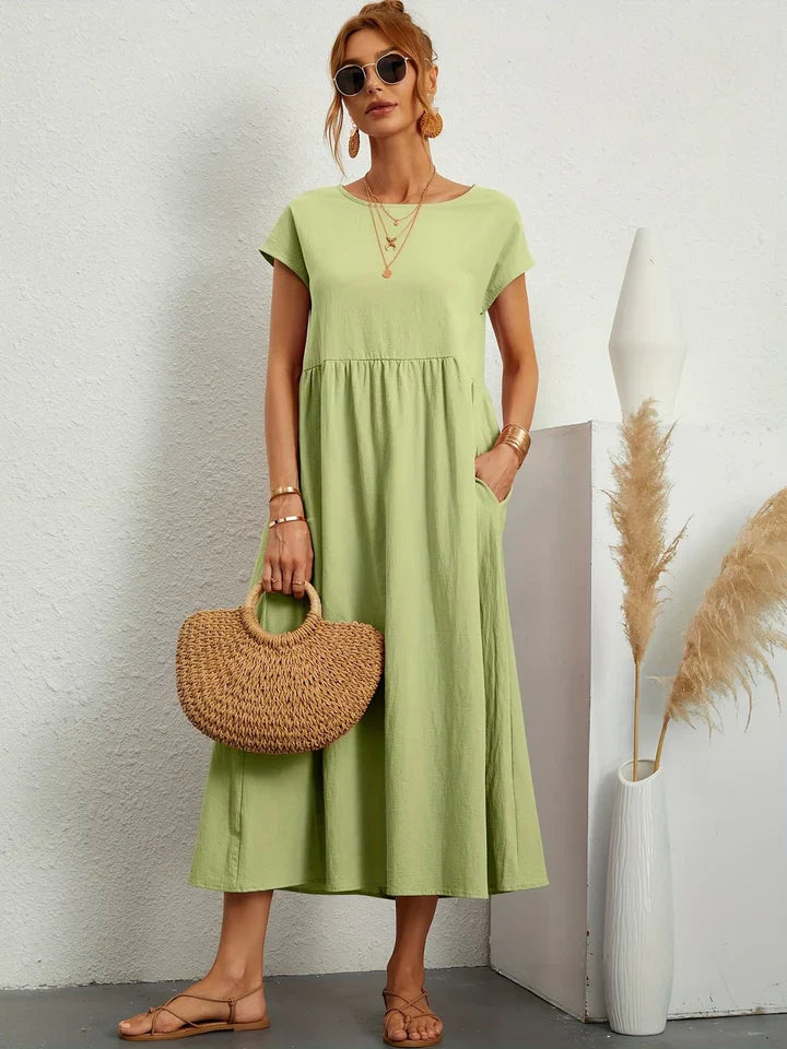 Renee - short sleeve vintage summer dress