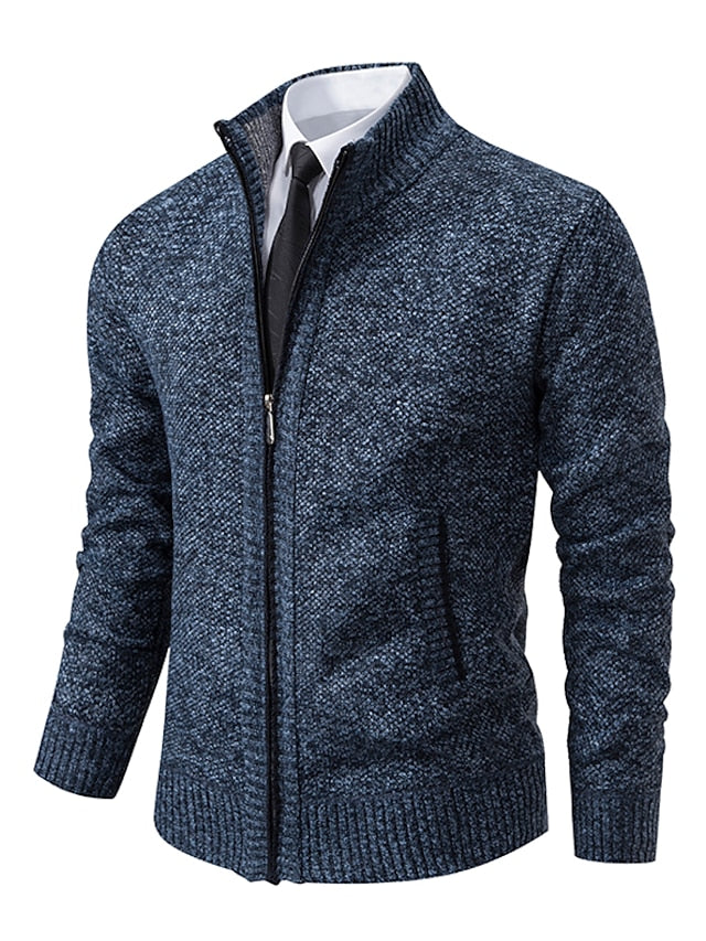 RALPH POLO - Stylish zipper knitted sweater for men (Italian design)