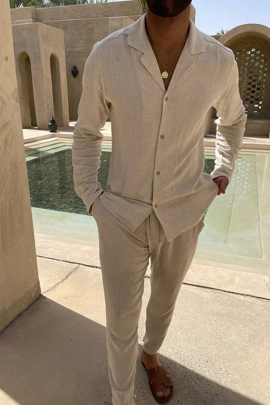 Linen suit for men