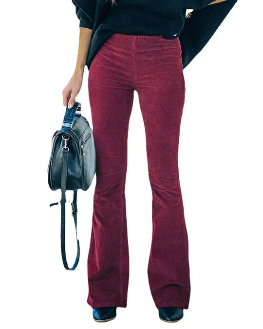 Wilma | elegant slim flared trousers for women