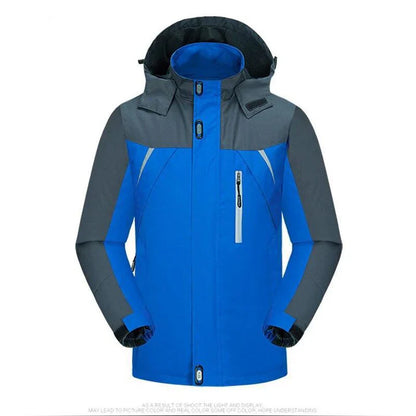 Two-tone winter jacket for men