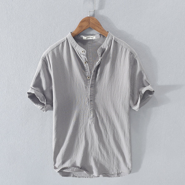 Tyler – cotton and linen summer shirt