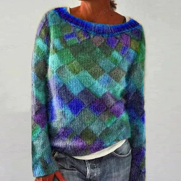 Enola | colorful & stylish sweater with o-neck