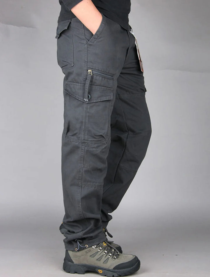 Siam | unusual straight cargo pants for men