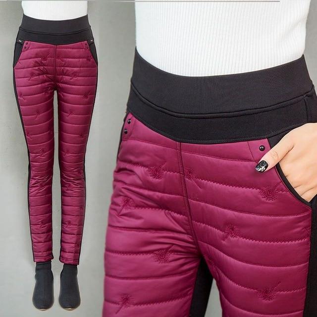 BRIGITTE - Extremely warm, padded snow pants with water-repellent properties