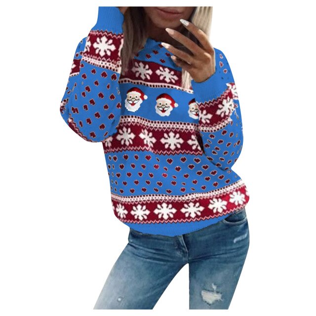 OLIVIAN - very warm and soft knitted Christmas sweater