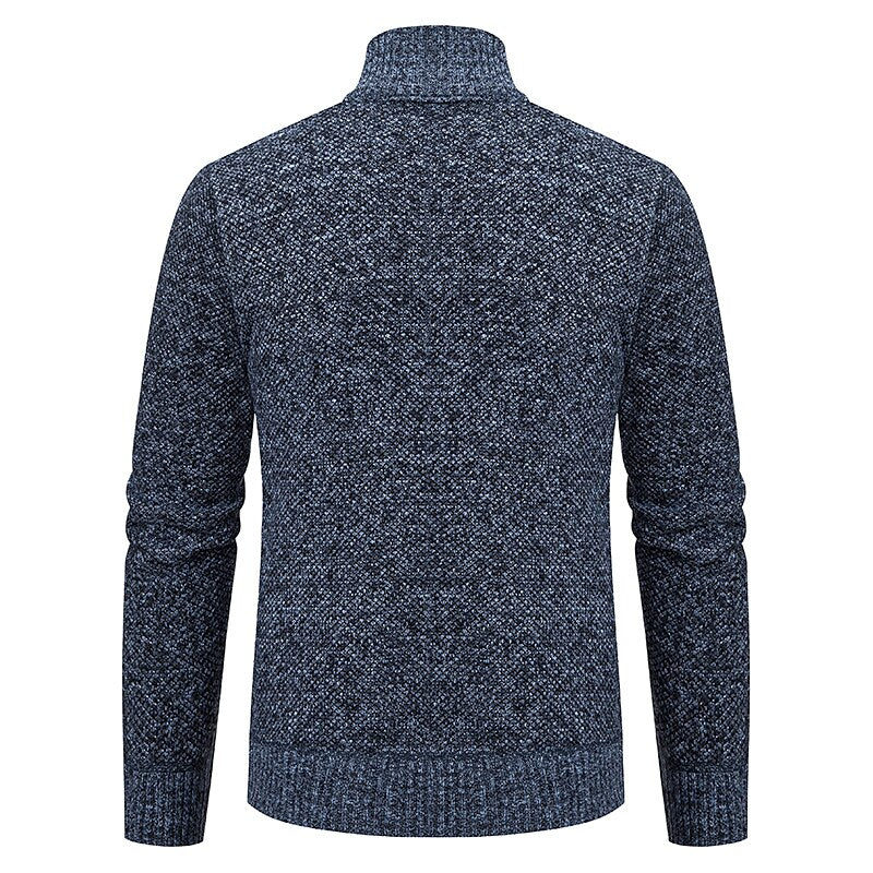 RALPH POLO - Stylish zipper knit sweater for men (Italian design)