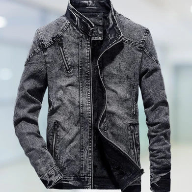 Casual cotton denim jacket for men – tyrone