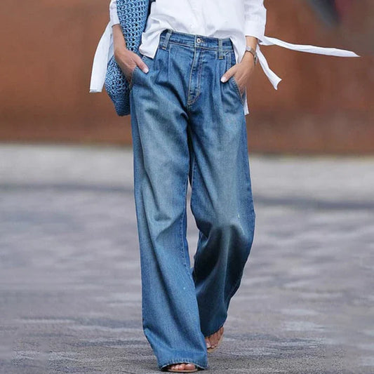 Annie - wide, fashionable jeans for the summer