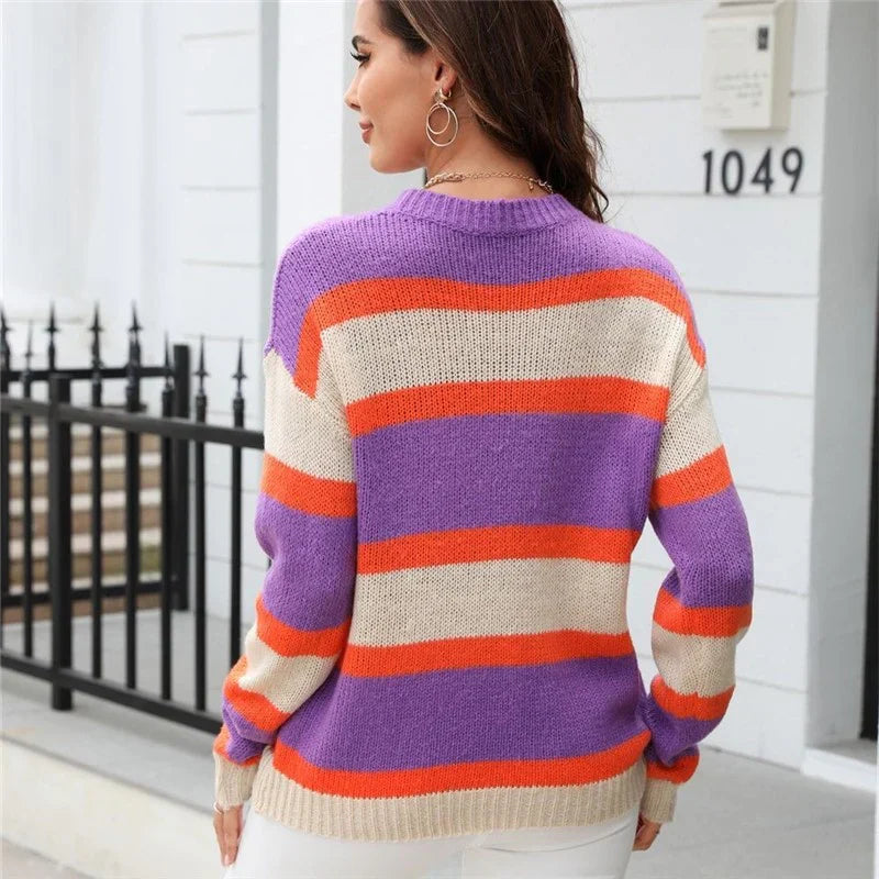 Viventia - striped multicolored sweater