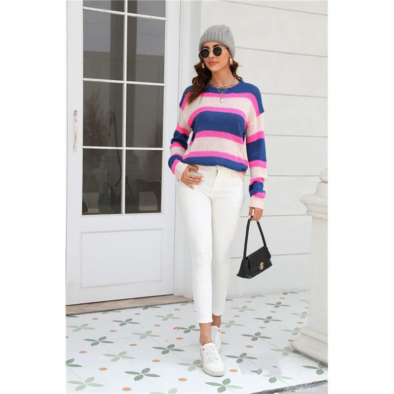 Viventia - striped multicolored sweater