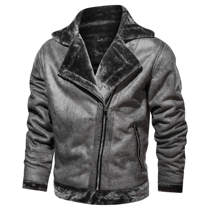Casual bomber style leather jacket for men | perfect for casual days