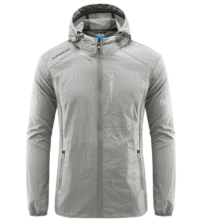 Eugenio - ultralight windproof and sunproof hooded summer jacket for men