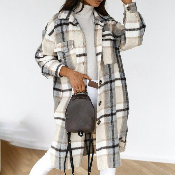 Kelsy - checked jacket for women