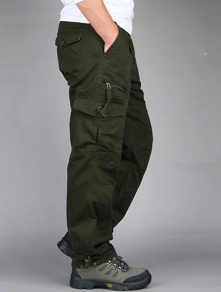 Siam | unusual straight cargo pants for men