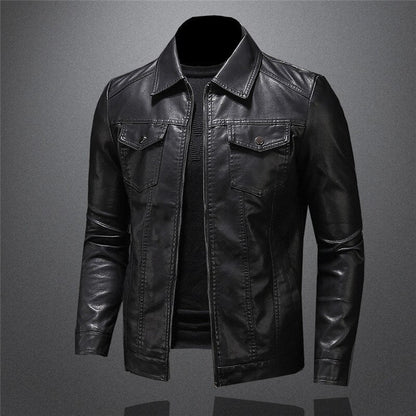 Pankraz – classic leather jacket