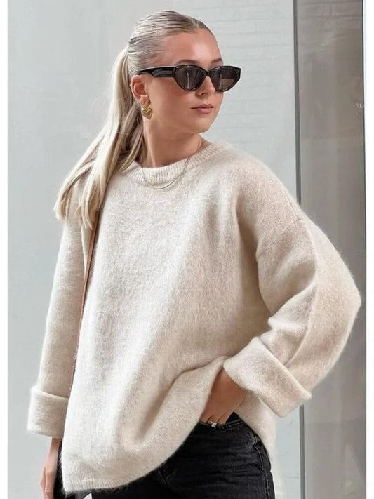 Flora – casual wool sweater for women