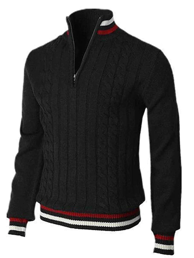 Tyler - stylish zipper sweater for men (italian design)