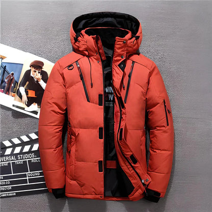 Mayo - modern winter jacket with a hood